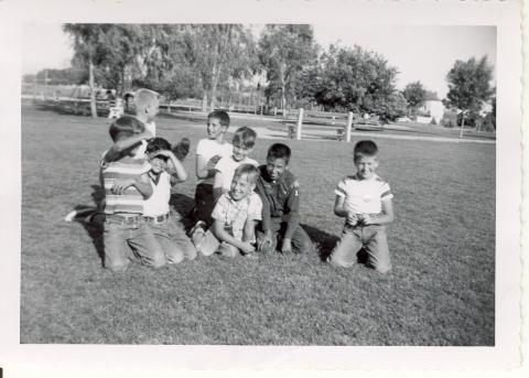 Andree in Cub Scouts. 1955