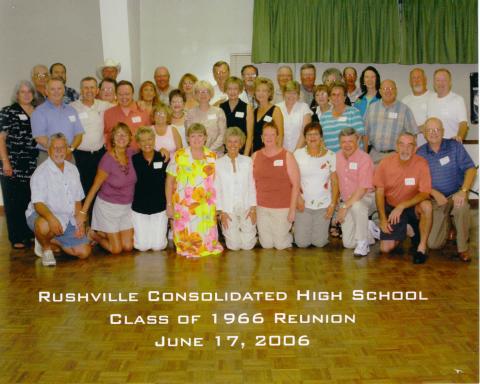 Rushville Consolidated High School Class of 1966 Reunion - Class of '66