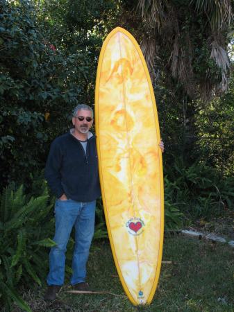 Tom and His Custom Longboard, 2007