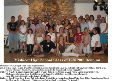 Mishicot High School Class of 1986 Reunion - 2006 - 20 Year Reunion