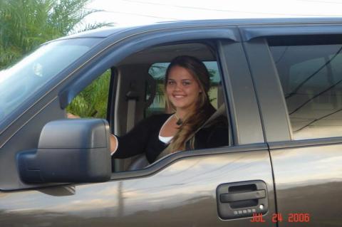 Daughter(Christie)in my King Ranch Truck