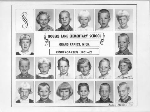 Rogers Lane Kindergarten 1961-62