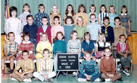 Cragin Elementary - 3rd Grade - Mrs. Coatsworth - 1968-69