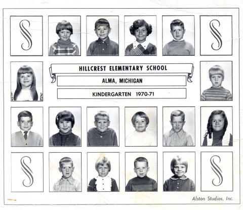Kindergarten 1970-1971 Hillcrest Elem.
