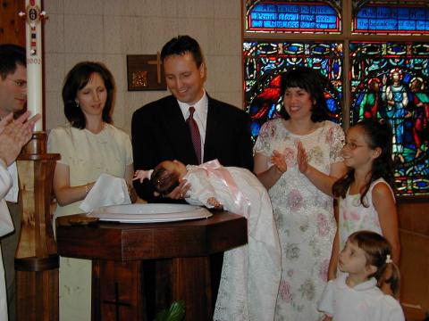 Natasha Christening