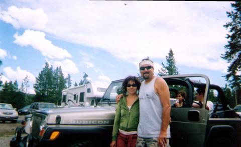 Me n the boss jeepin n Wyoming '06