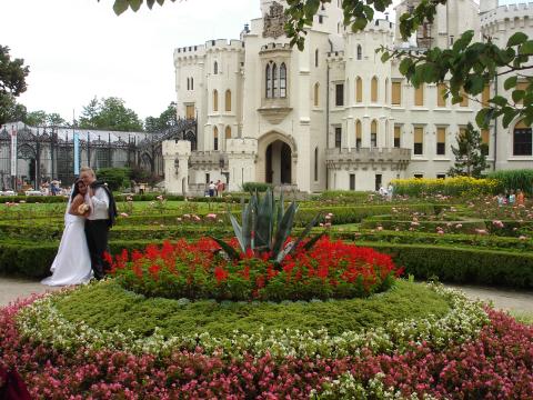 Xela and Marco's castle wedding