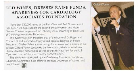 Cardiology Assoc. Auction