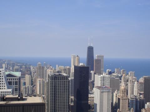 Photos from top of Bank One-Chicago