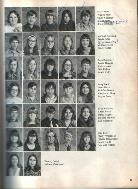 6th grade class picture class of 76