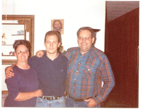 Carole, her son Jason, & hubby Jimmy