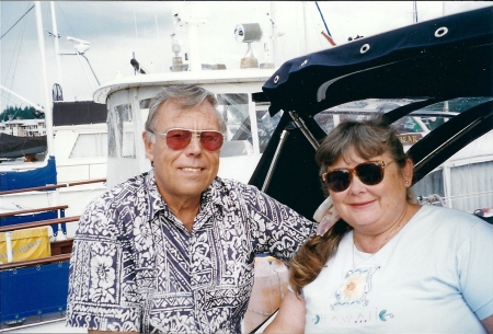 Judy and I home, about 2000.