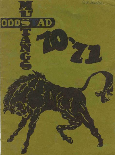 Oddstad year book cover class of 1971