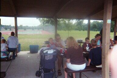 KevinSouth and Family eating