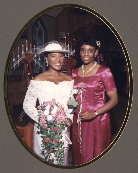 Loretta and Lynn Black Wade (Best friend in high school) August 5, 1995