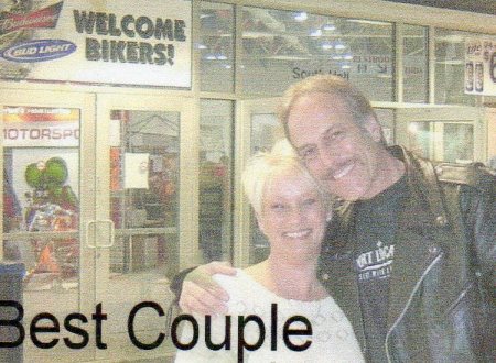 Steve and I at a Harley Show, 2006