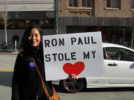 Christy N holding RP Sign