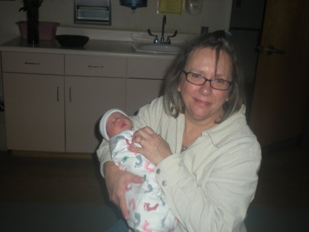 grandma and Bella - born 2/16/10