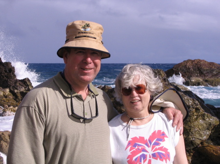 Jan and I at St. Thomas, USVI