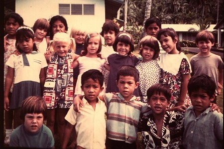 My Kindergarten class in 1970 - American Samoa