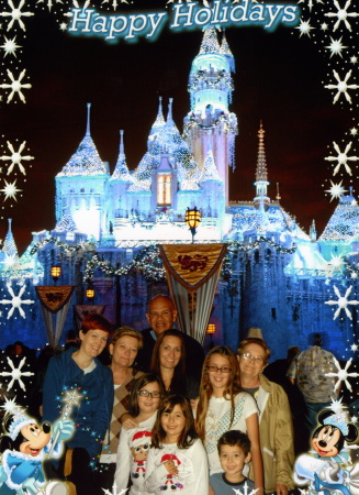 Disneyland at Christmas 2008