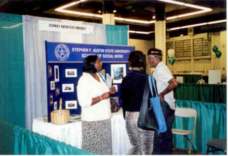 Booth at NASW Texas