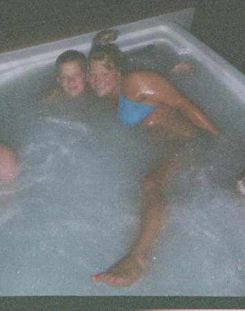 Fun in the hot tub