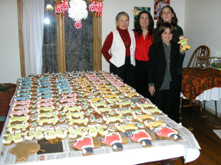 Mom,Me & Kids - gingerbread people 2008!