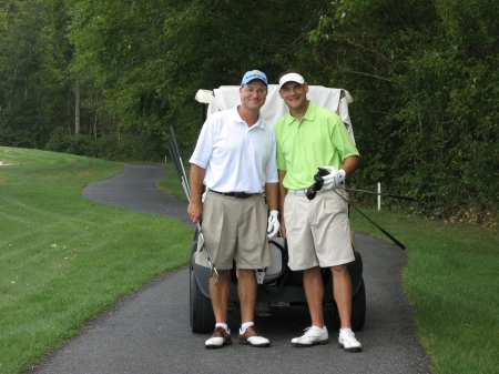 Getting ready for the 1st hole of 72