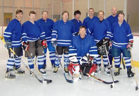 My over 45 ice hockey team in Nashville--2008