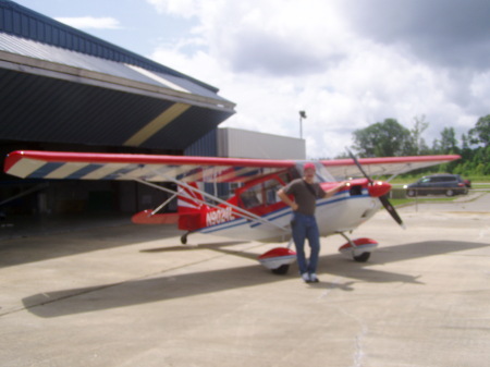 went flying with my neighbor