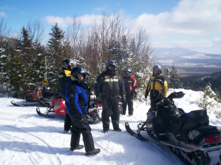 Snowmobiling