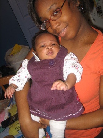 My oldest  Ashley19 & her baby Anaiya 3mo