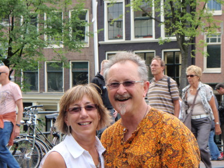 Amsterdam '7/08 with my wife - Shoshana