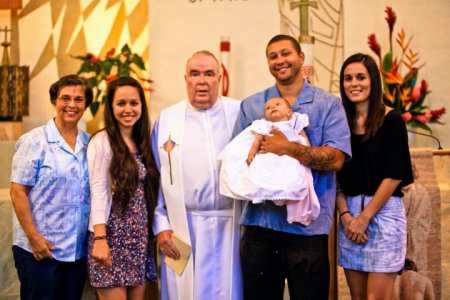 Izzy baptism