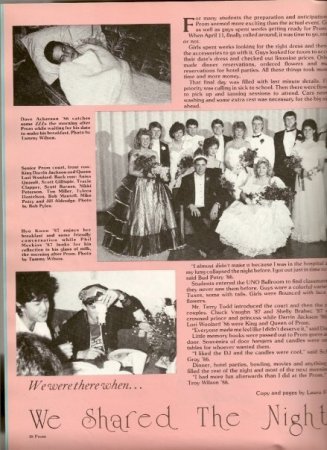 middle photo, Prom Court
