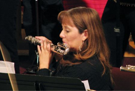 Playing with a flute choir