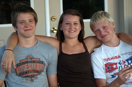 Nicole and her brothers Brendan and Corey