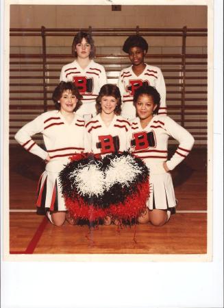 Class of 1987 Fro/Soph cheerleaders