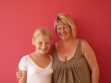 My eldest granddaughter and me