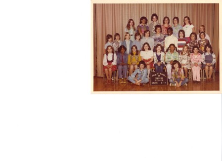 Mrs Harkin 6th grade class 1976