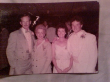 Troy's wedding 1984.