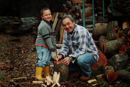 Grandpa and Kohl (Kelly's son)