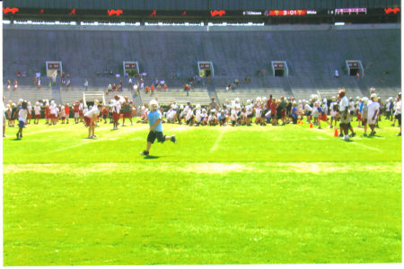 Alabama football camp 2008