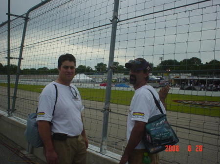 Mike Jr & Clayton Nascar race TN