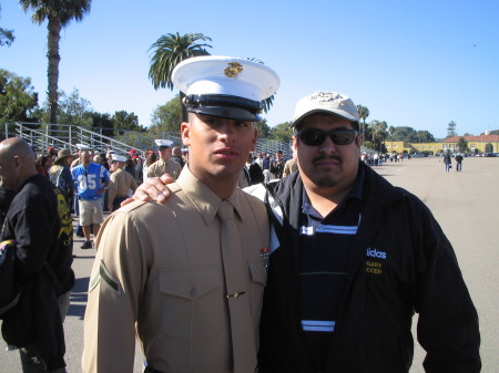 My son and me. San Diego Ca.