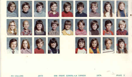 1974 Mr.  Collins 3rd Grade