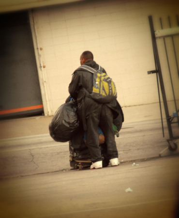 homeless-all his possessions