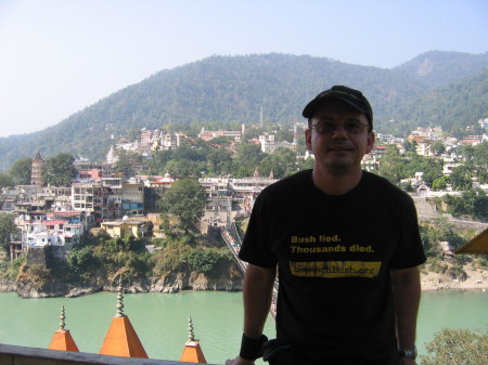 Mike in Rishikesh