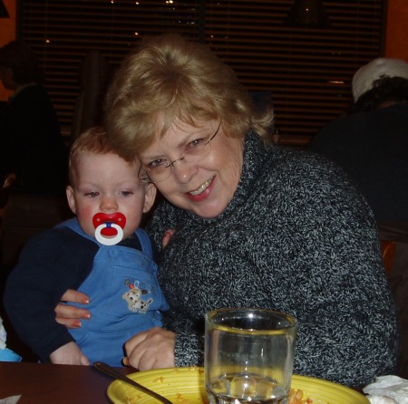 With my nephew - December 2008